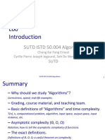 SUTD ISTD 50.004 Algorithm: Chong Kai Fong Ernest Cyrille Pierre Joseph Jegourel, Soh de Wen, Wang Yixiao