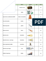 Planilha Orçamento de Ferramentas