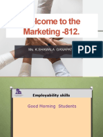 Welcome To The Marketing - 812.: Ms. K.Shamala Ganapathy