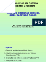 Valores Orientadores Solo