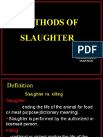 Methods of Slaughter: G.Sundaresan MVM15026