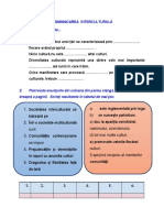 COMUNICAREA  INTERCULTURALĂ