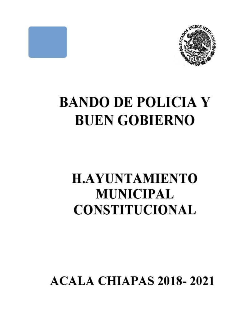 Bando de Policia y Buen Gobierno Actualizacion PDF Gobierno local Estado (política)