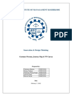 Indian Institute of Managament Kozhikode: Customer Persona, Journey Map & VP Canvas