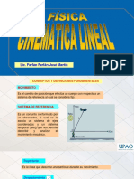 Tema 04 - UPAO Cinemática Lineal - Teoria