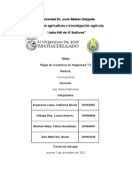 Trabajo de Investigación "Regla de La Palanca en Diagramas T-X"