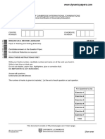 University of Cambridge International Examinations International General Certificate of Secondary Education