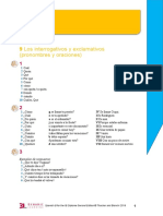 A. 9. Los Interrogativos y Exclamativos (Pronombres y Oraciones)