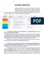 Níveis de alerta DEFCON para as Forças Armadas dos EUA