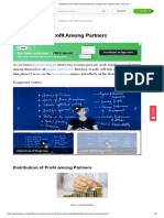 Distribution of Profit Among Partners - Profit & Loss Appropriation Account