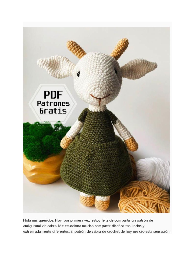 Libro Para Hacer Animales en Amigurumi Crochet en Español Perro y Oveja:  Fotos en Color Paso a Paso (SPAIN) (Spanish Edition)