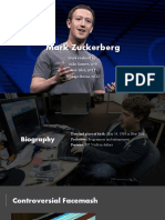 Mark Zuckerberg: Work Realized By: João Gomes, Nº9 José Silva, Nº11 Rodrigo Bessa, Nº22