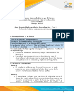 Guia de Actividades y Rúbrica de Evaluación - Unidad 1 - Fase 2 - Referente Historico y Ejercicios Preliminares