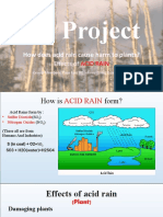 Sci Project: How Does Acid Rain Cause Harm To Plants?