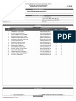 Relación General de Curps: Primer Grado