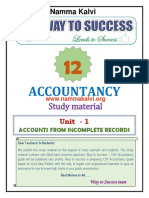 Accountancy: Study Material