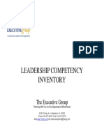 Leadership Competency Inventory