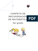 Carp Recup Matematica 3ro