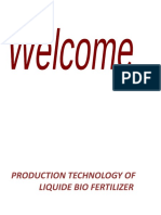 Production of Liquid Bio Fertilizer