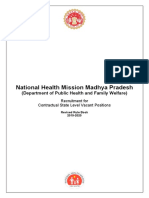 National Health Mission Madhya Pradesh: (Department of Public Health and Family Welfare)
