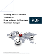 Brainloop Secure Dataroom Version 830 Setup Leitfaden Fr Datenraum Center Und Datenraum Manager