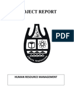 Project Report: Human Resource Management