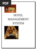 Hotel Management System