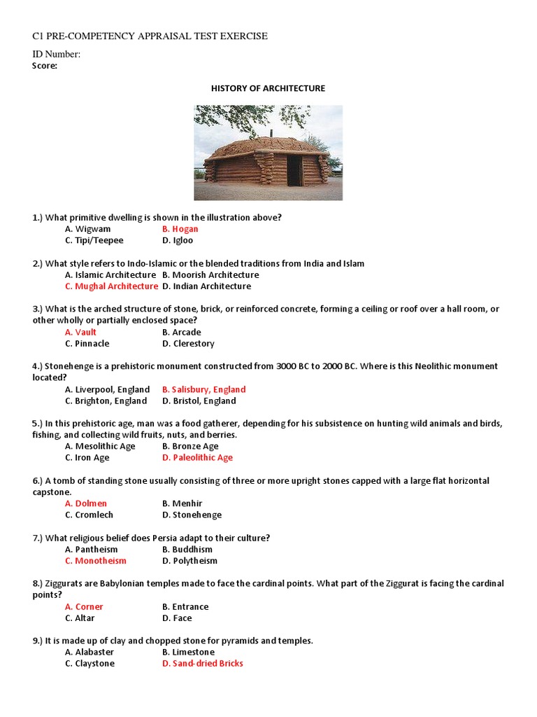 Architecture Quizlet Theory and History PDF Architect Specification (Technical Standard)