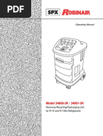 Robinair 34800 Operation Manual