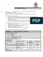 APPENDIX 1 - Team Goal Planning Template