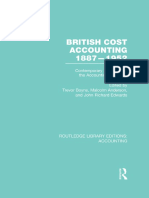 British Cost Accounting 1887-1952 Preview