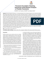 Nonlinear Pavement Foundation Modeling For Three-Dimensional Finite-Element Analysis of Flexible Pavements