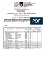 Raspored Polaganja Ispita Iz Pružanja Prve Pomoći JU Studentski Centar Nedžarići