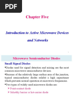 Chapter Five: Introduction To Active Microwave Devices and Networks