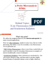 Electron Probe Microanalysis Epma: Related Topics: X-Ray Fluorescence (XRF) and Synchrotron Radiation