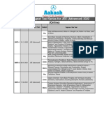 Success Magnet Test Series For JEE (Advanced) 2022