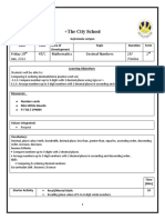 +the City School: Friday 28 Jan, 2022 4T/C Mathematics Decimal Numbers 2P/ 70mins 2