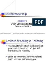Entrepreneurship: Smart Selling and Effective Customer Service