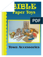 Cidade Biblica Paper Toys Acessorios