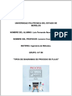 Cuales Son Los Tipos de Diagramas de Proceso de Flujo de Operaciones. - Navarrete Valdez Luis Fernando