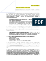 PROCESAL LABORAL II Ejercicios Tema 1