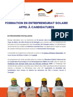 Appel a Candidatures GBE