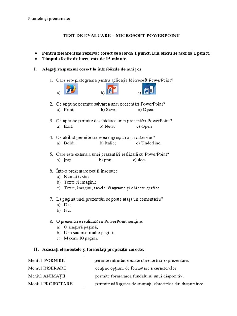 Test POWERPOINT | PDF