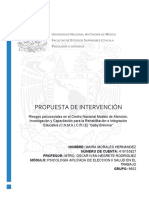 Morales - Propuesta de Intervención