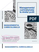 05.managementul Curriculumului La Nivelul Școlii