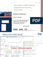 Pyomo - DAE: A Python-Based Framework For Dynamic Optimization