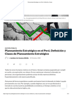 01.05.Planeamiento Estratégico en el Perú. Definición y Clases