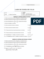 Formulario de Teoría de Colas