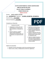 Guía de Matemáticas para Octavo Grado