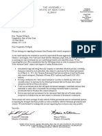 Letter to Comptroller DiNapoli on pension system divestment